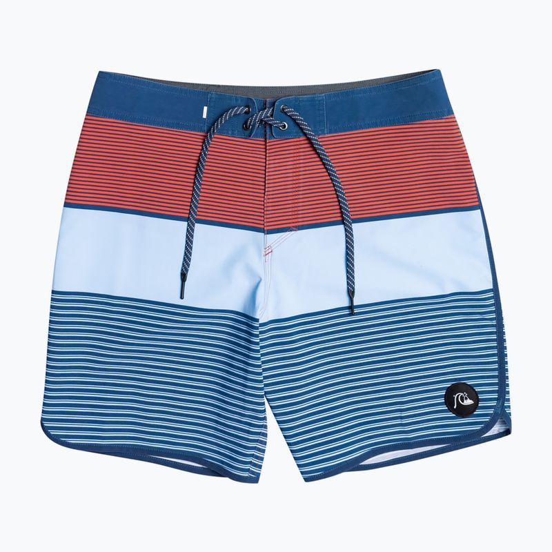 Quiksilver Surfsilk Tijuana 18' pánské plavecké šortky modro-oranžové EQYBS04651-BSN6