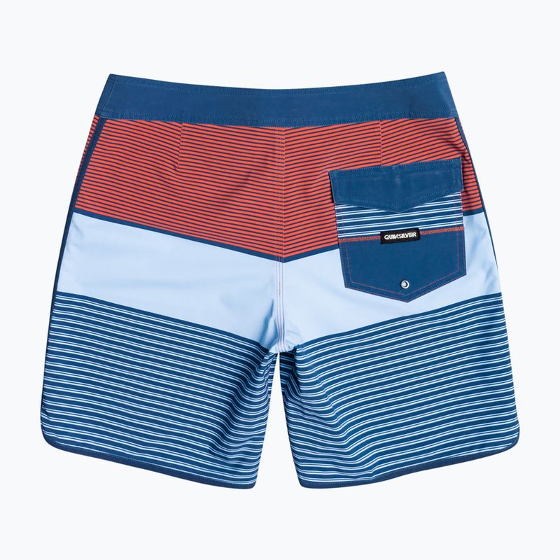 Quiksilver Surfsilk Tijuana 18' pánské plavecké šortky modro-oranžové EQYBS04651-BSN6 2