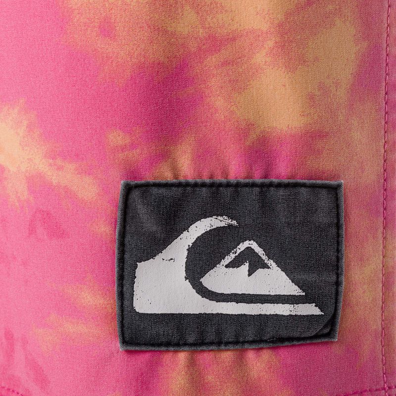 Quiksilver pánské plavecké šortky Surfsilk Acid Wash 18' pink/orange EQYBS04671-MJY6 4