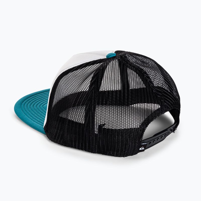 Pánská baseballová čepice Quiksilver Foamslayer white/blue 4