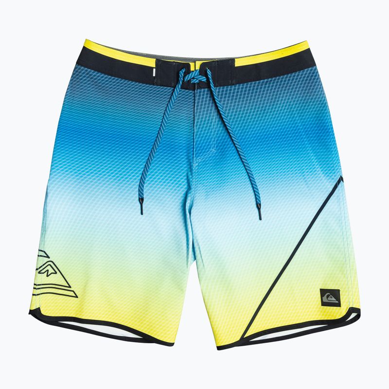 Quiksilver Surfsilk 16' dětské plavecké šortky modro-žluté EQBBS03616-GDJ6
