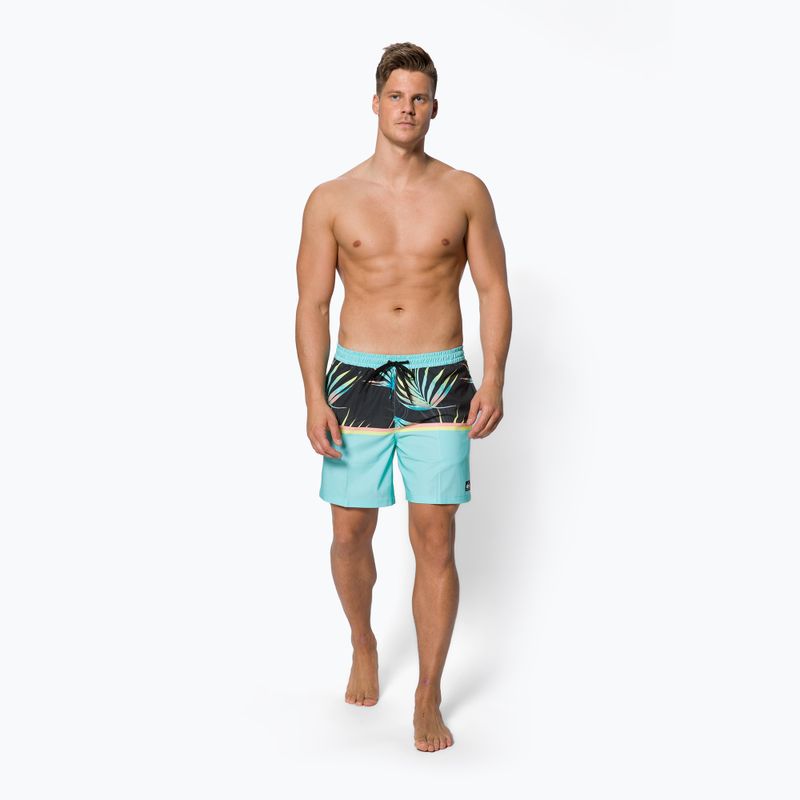 Quiksilver pánské plavecké šortky Ocean Division 17' světle modré EQYJV03891-BGD6 2