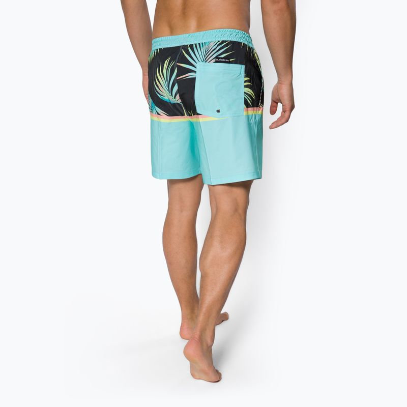 Quiksilver pánské plavecké šortky Ocean Division 17' světle modré EQYJV03891-BGD6 3