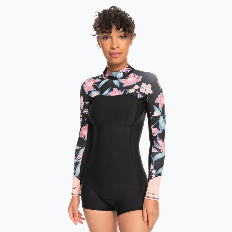 Dámský plavecký neopren ROXY 2.0 Swell Series BZ Qlock anthracite paradise found s wetsuit