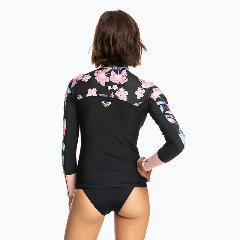 Dámský plavecký neopren  ROXY 1 mm Swell Series anthracite paradise found s 3