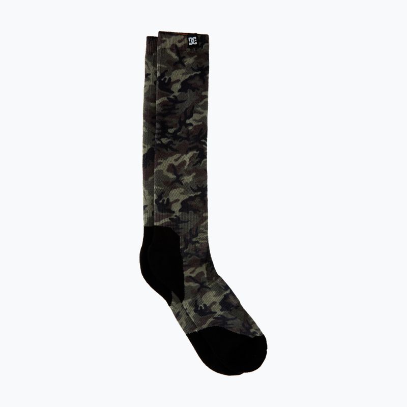 Pánské ponožky na snowboard DC Summit woodland camo green 4