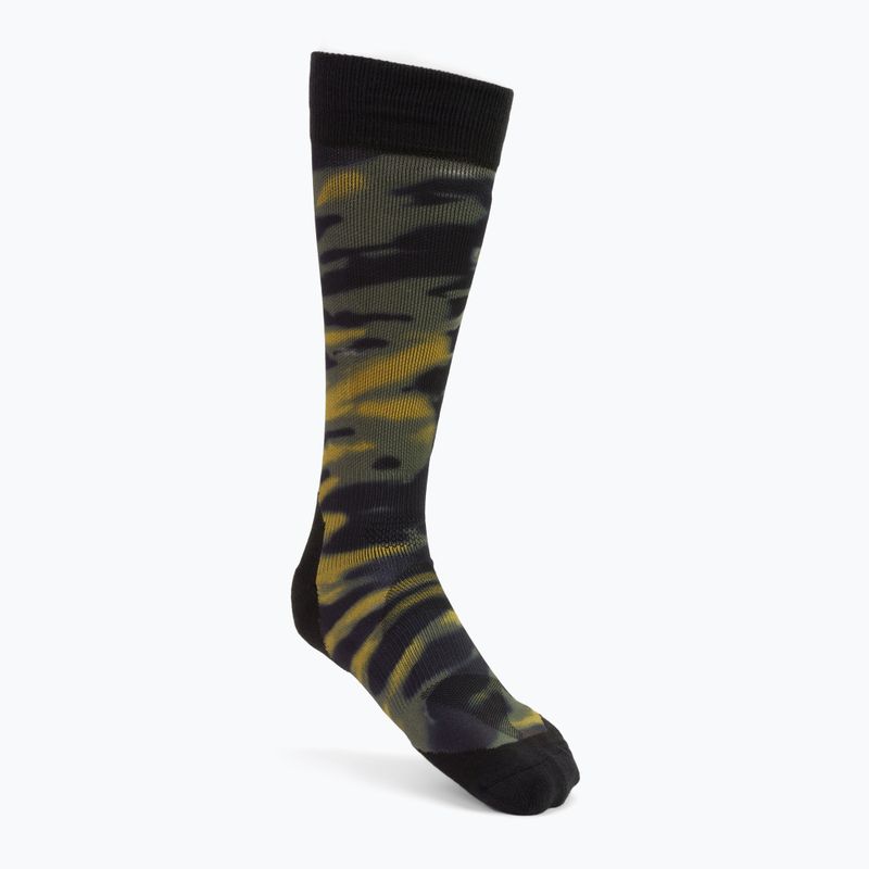 Pánské ponožky na snowboard DC Sanctioned angled tie dye ivy green