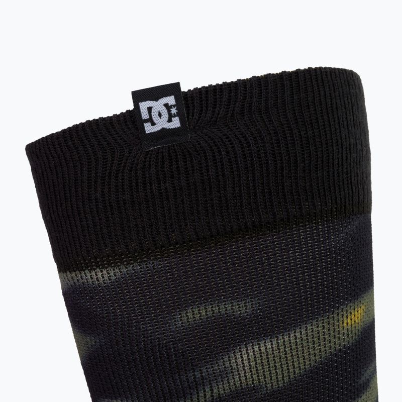 Pánské ponožky na snowboard DC Sanctioned angled tie dye ivy green 3