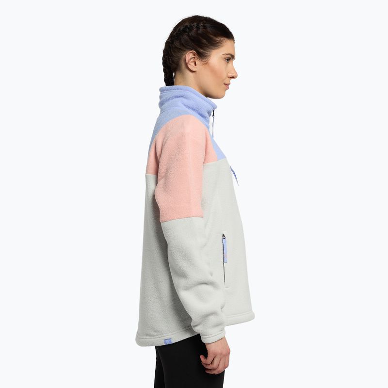 Dámská snowboardová mikina ROXY Chloe Kim Layer 2021 heather grey 3