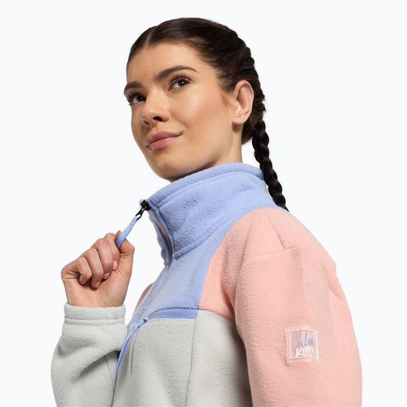 Dámská snowboardová mikina ROXY Chloe Kim Layer 2021 heather grey 5