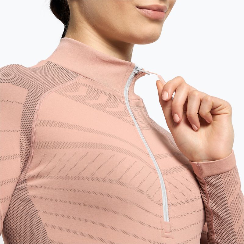 Dámská termoakční mikina ROXY Base Layer Top Warmlink gray violet 5