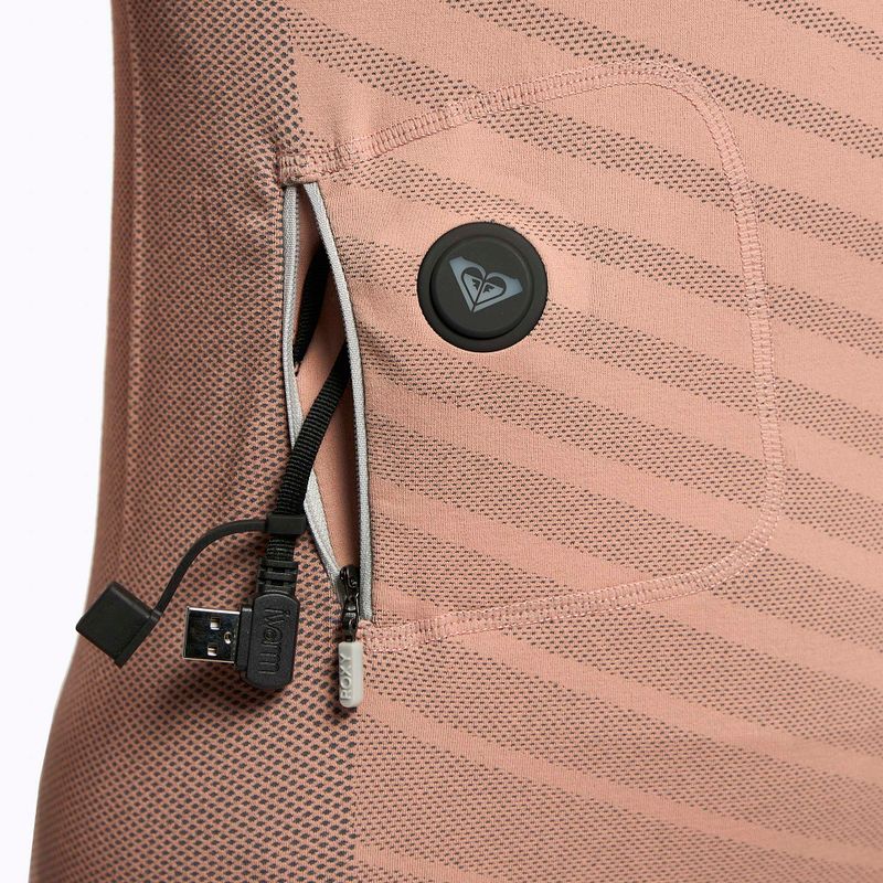 Dámská termoakční mikina ROXY Base Layer Top Warmlink gray violet 7