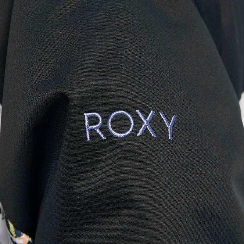 Dámská snowboardová bunda ROXY Jetty Block 2021 true black black flowers 7