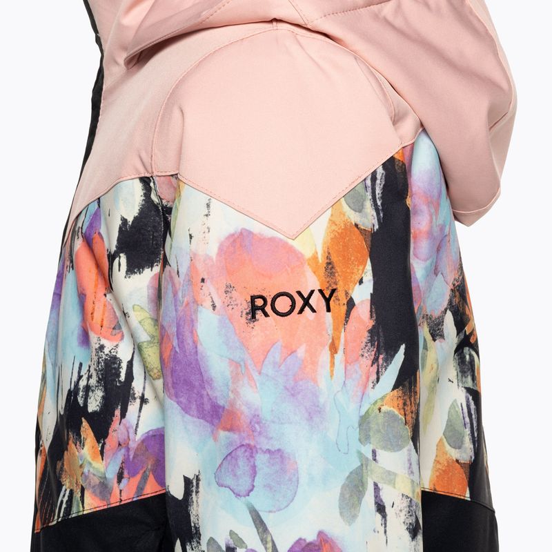 Dětská snowboardová bunda ROXY Whist 2021 true black tenderness 3