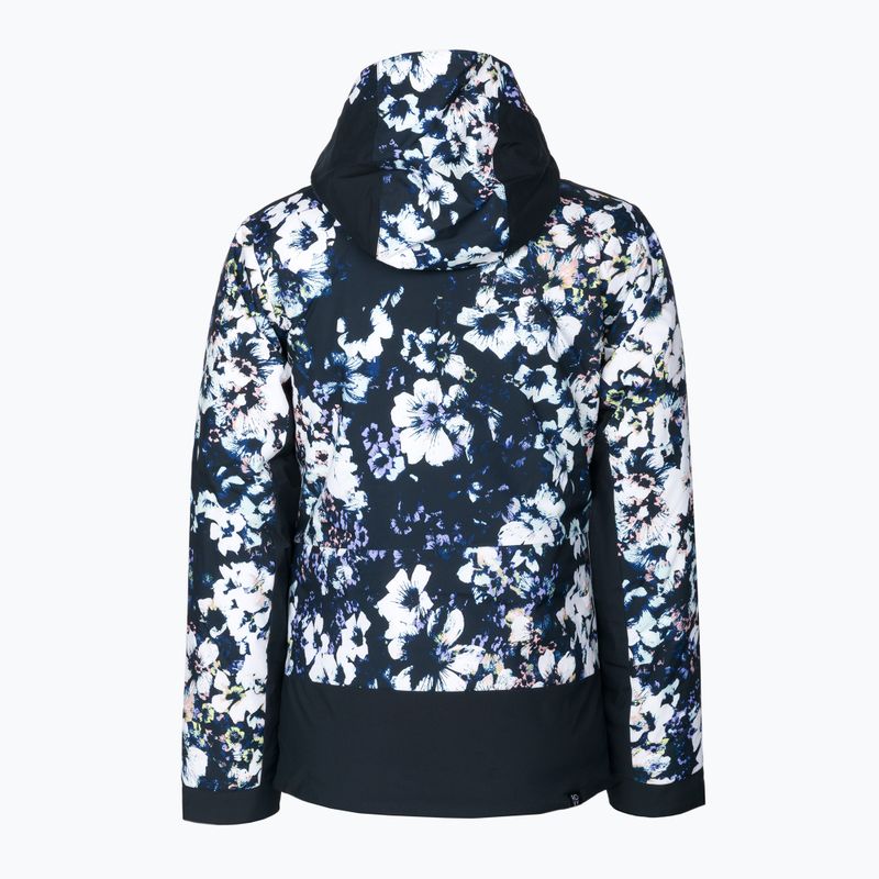 Dětská snowboardová bunda ROXY Silverwinter 2021 true black black flowers 2