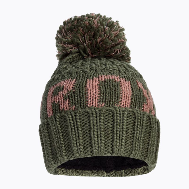 Dětská zimní čepice ROXY Tonic 2021 deep lichen green 2