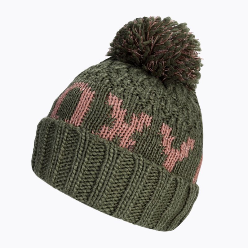 Dětská zimní čepice ROXY Tonic 2021 deep lichen green 3
