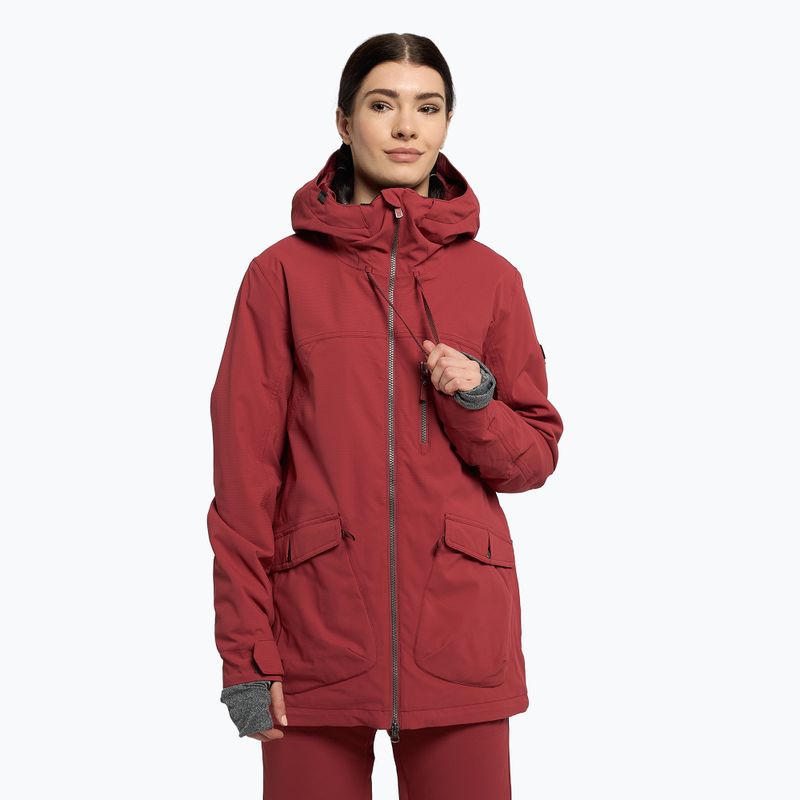 Dámská snowboardová bunda ROXY Stated Warmlink 2021 brick red
