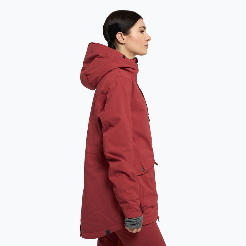 Dámská snowboardová bunda ROXY Stated Warmlink 2021 brick red 3