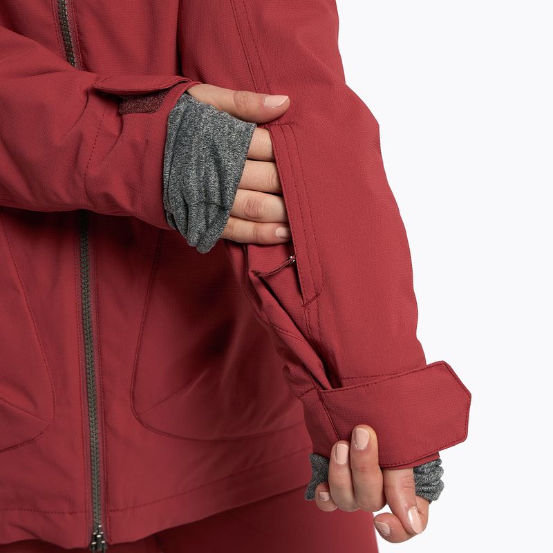 Dámská snowboardová bunda ROXY Stated Warmlink 2021 brick red 8
