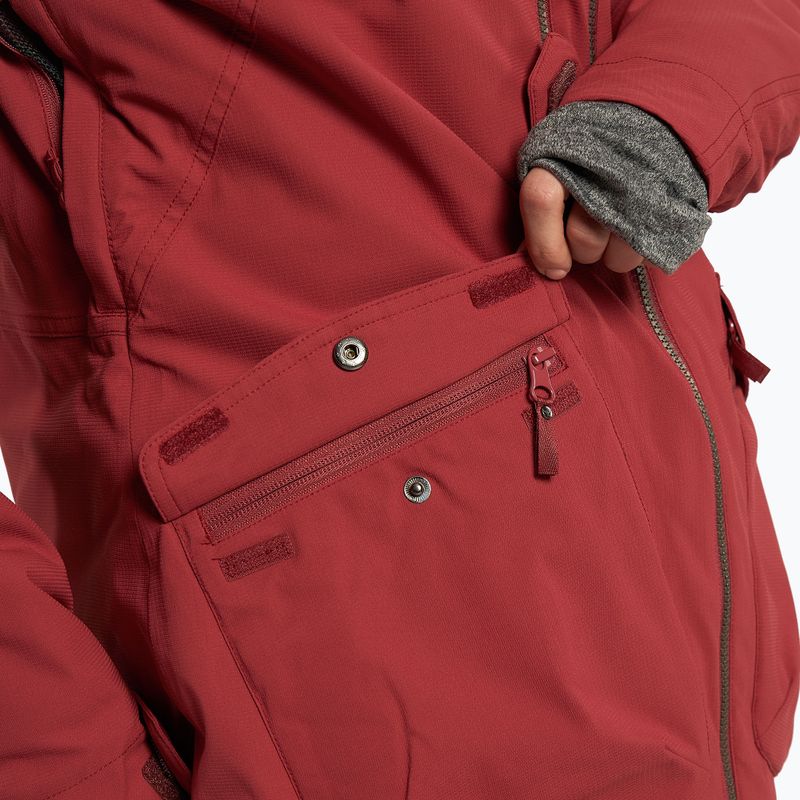 Dámská snowboardová bunda ROXY Stated Warmlink 2021 brick red 9