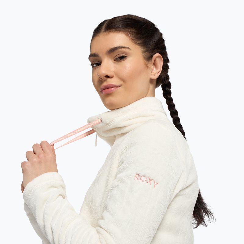 Dámská snowboardová mikina ROXY Tundra Fleece 2021 egret 5