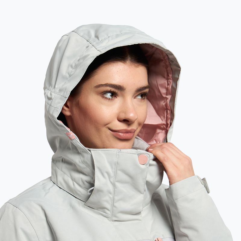 Dámská snowboardová bunda ROXY Jetty Block 2021 gray violet marble 5