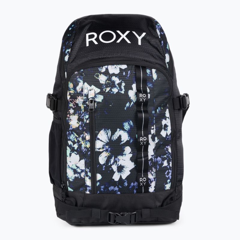 Dámský batoh na snowboard ROXY Tribute 2021 true black black flowers