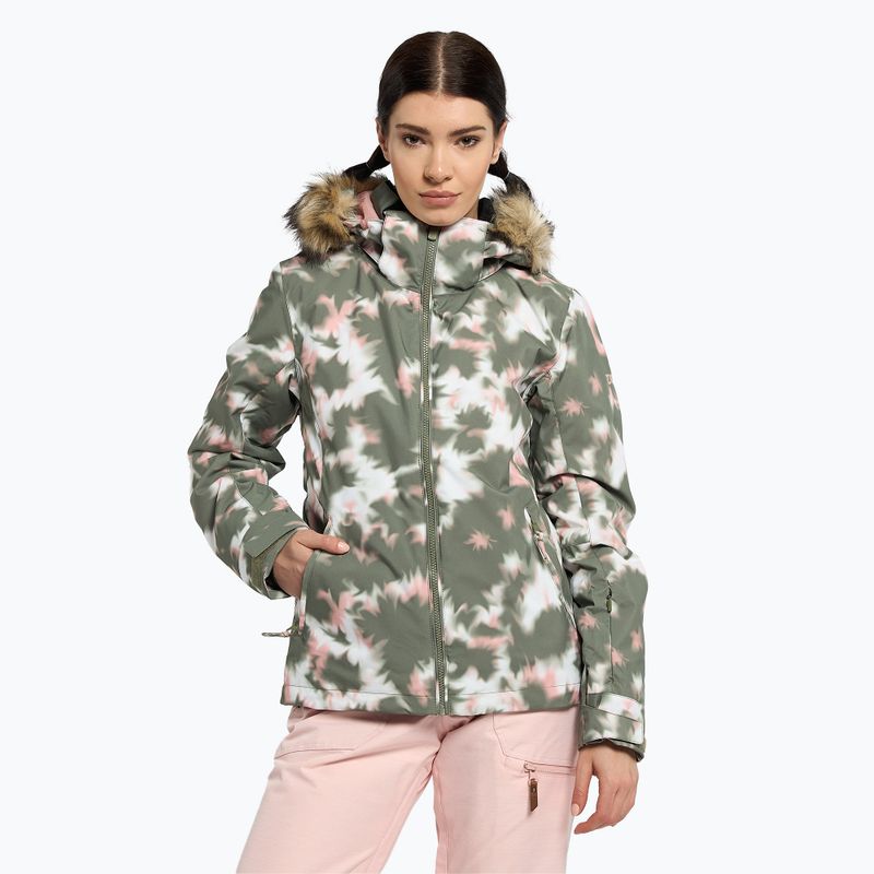 Dámská snowboardová bunda ROXY Jet Ski 2021 deep lichen green nimal