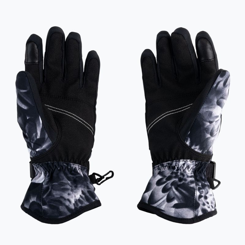 Dámské snowboardové rukavice ROXY Jetty 2021 true black future flower 2