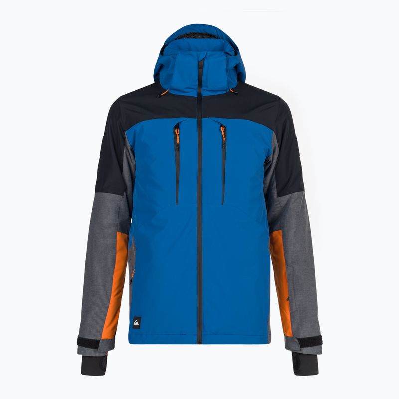 Quiksilver Mission Plus pánská snowboardová bunda černo-modrá EQYTJ03371