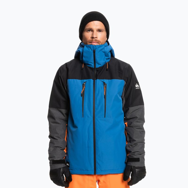 Quiksilver Mission Plus pánská snowboardová bunda černo-modrá EQYTJ03371 6