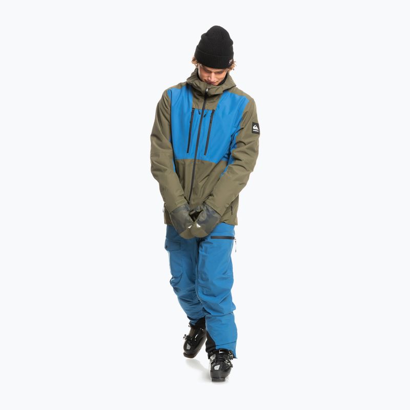 Quiksilver Muldrow pánská snowboardová bunda zelená EQYTJ03376 2