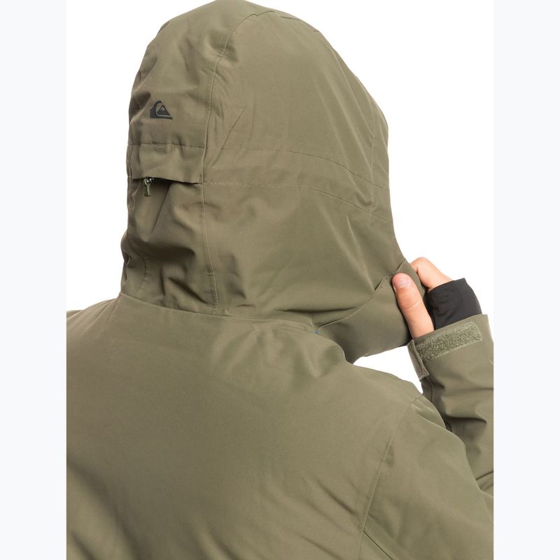 Quiksilver Muldrow pánská snowboardová bunda zelená EQYTJ03376 11