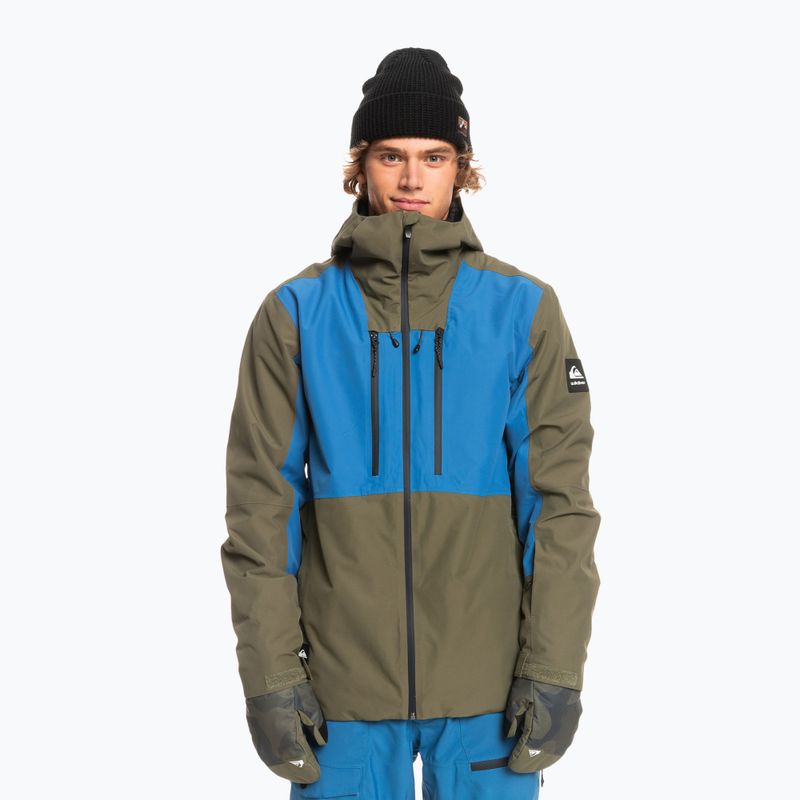 Quiksilver Muldrow pánská snowboardová bunda zelená EQYTJ03376 6