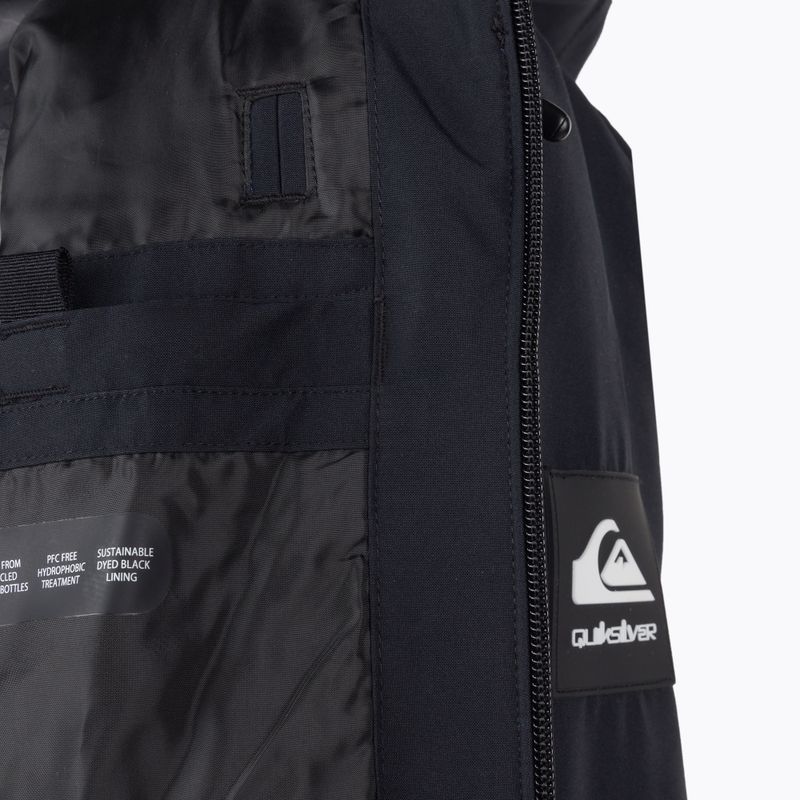 Quiksilver Sycamore pánská snowboardová bunda černo-modrá EQYTJ03335 4