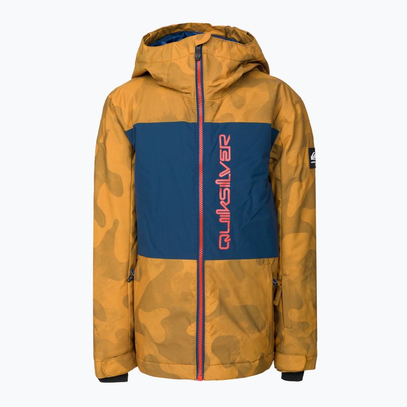 Dětská snowboardová bunda Quiksilver Side Hit Orange EQBTJ03158