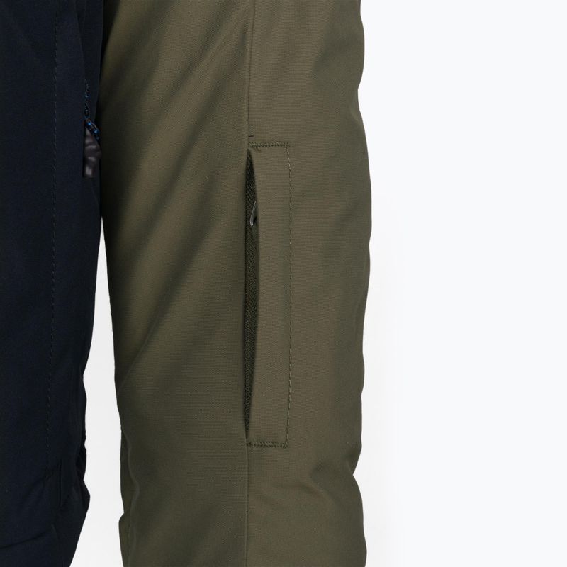 Dětská snowboardová bunda Quiksilver Side Hit zeleno-modrá EQBTJ03158 5
