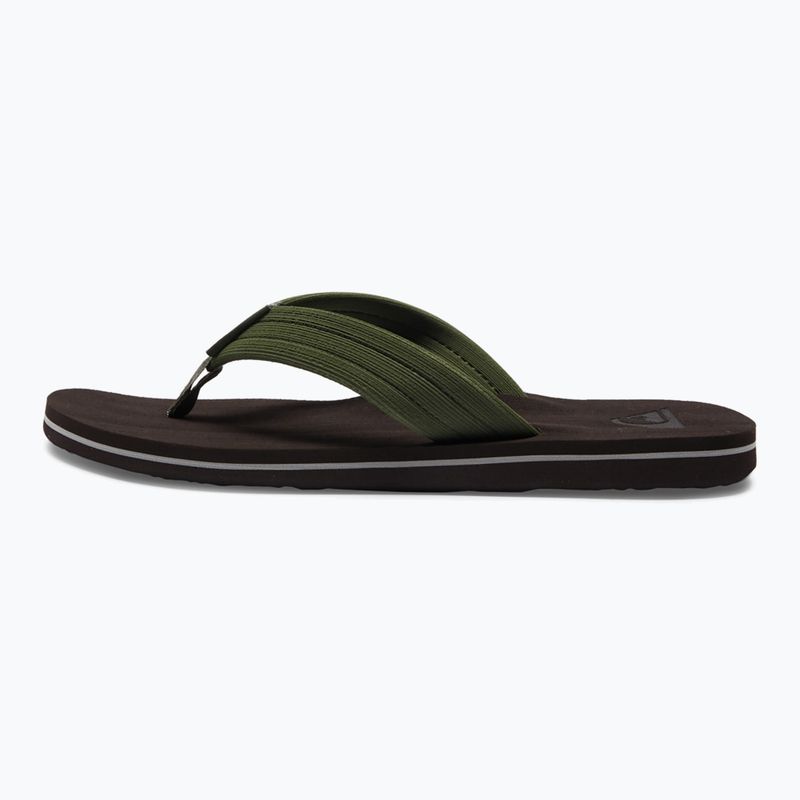 Quiksilver pánské žabky Molokai Layback Textured brown AQYL101266 11