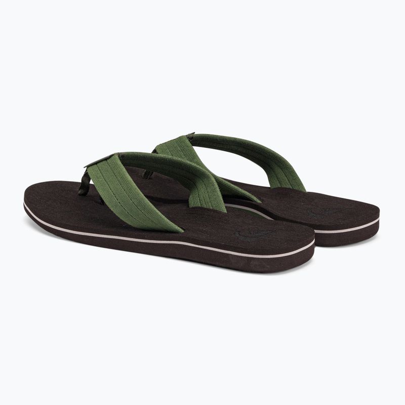 Quiksilver pánské žabky Molokai Layback Textured brown AQYL101266 3