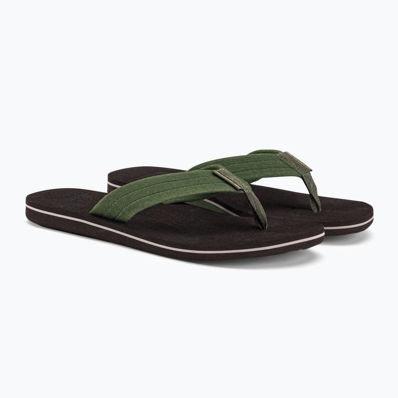 Quiksilver pánské žabky Molokai Layback Textured brown AQYL101266 4