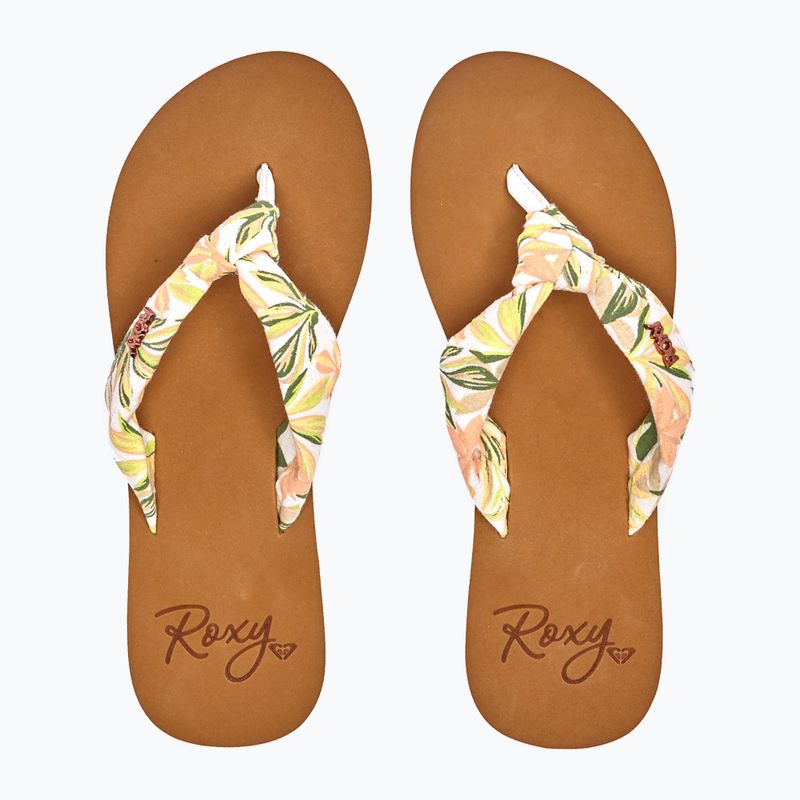 Dámské žabky ROXY Paia IV 2021 white/pink 12