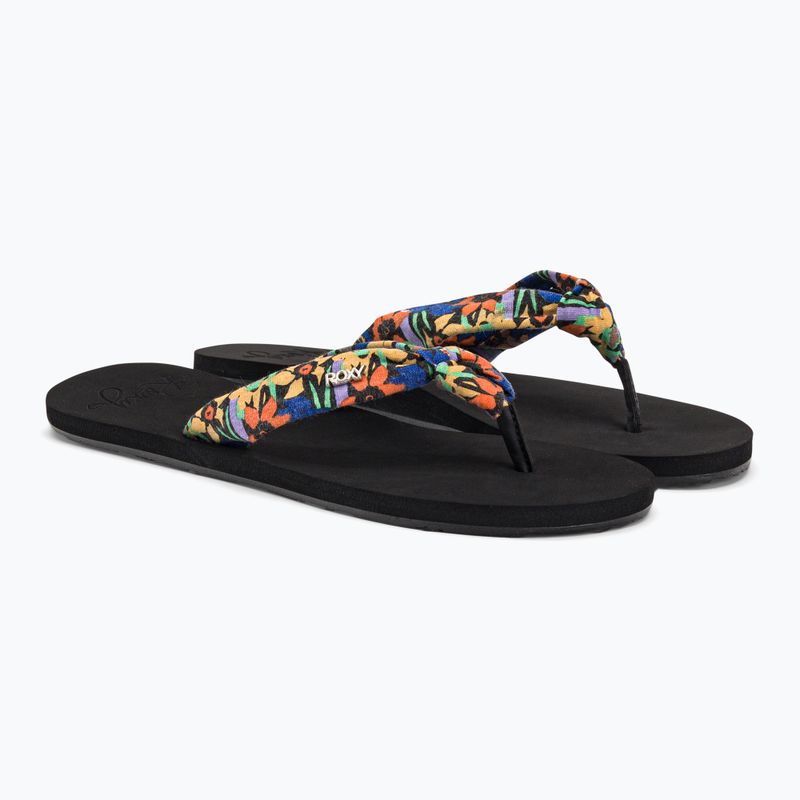 Dámské žabky ROXY Paia IV 2021 black print 4