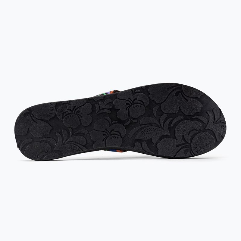 Dámské žabky ROXY Paia IV 2021 black print 5