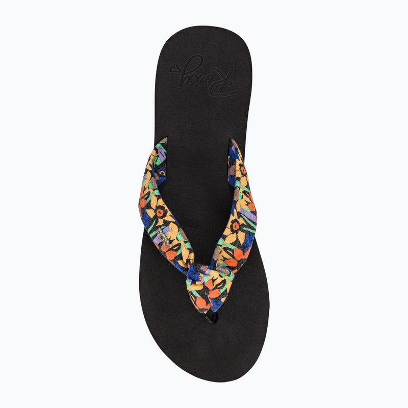 Dámské žabky ROXY Paia IV 2021 black print 6