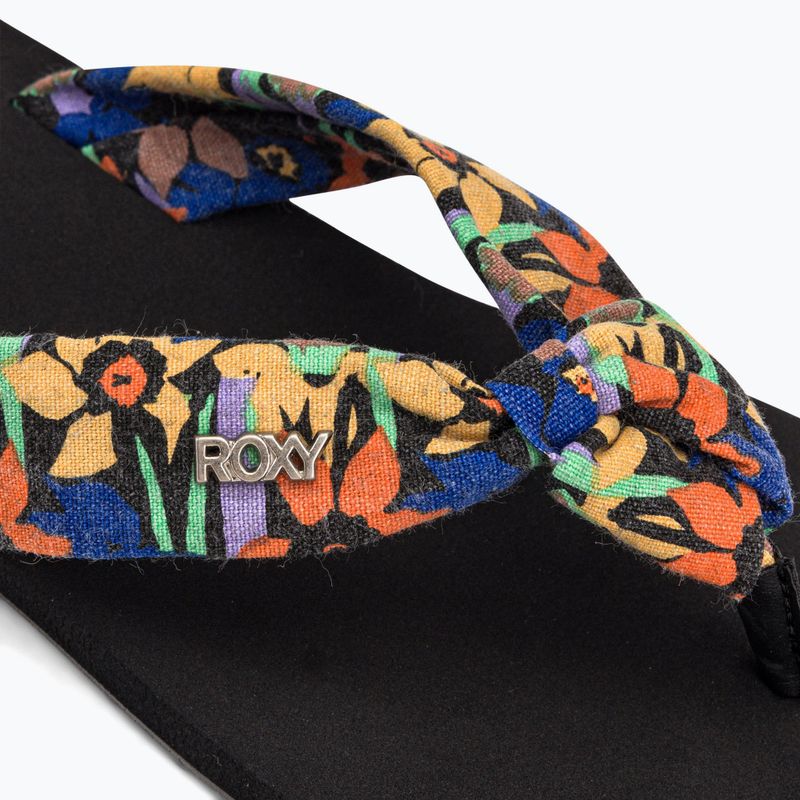 Dámské žabky ROXY Paia IV 2021 black print 7