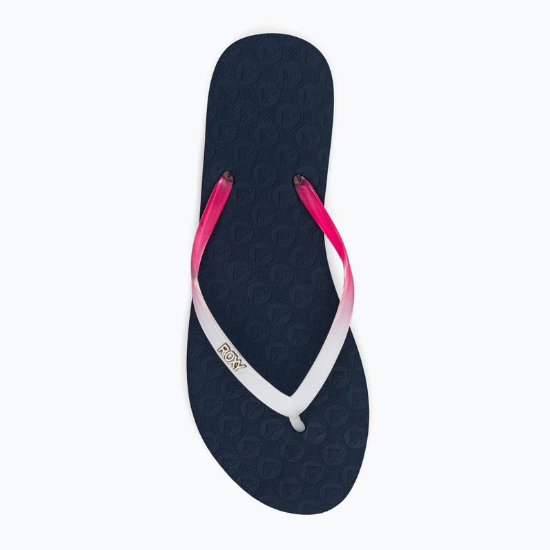 Dámské žabky ROXY Viva Gradient 2021 navy/ orange 6