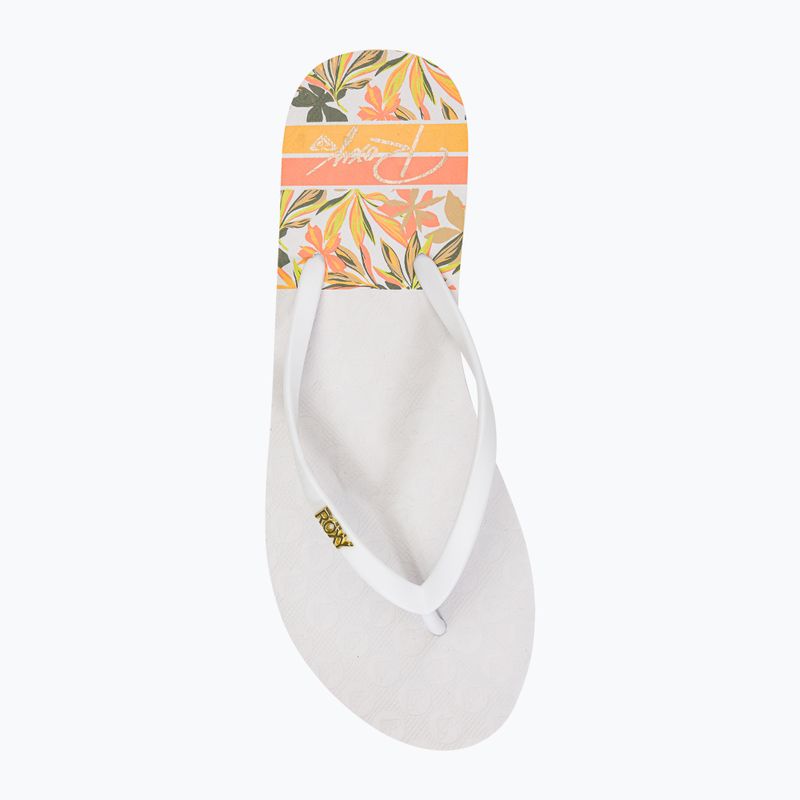 Dámské žabky ROXY Viva Printed 2021 white 6