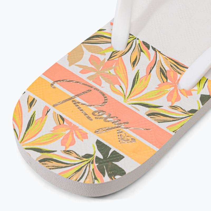Dámské žabky ROXY Viva Printed 2021 white 8