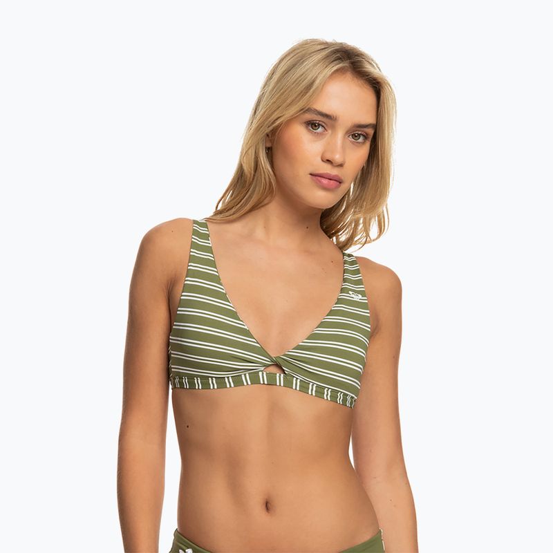 Horní díl plavek ROXY Retro Revo Twist Bra 2021 loden green surfrider spirit s 11